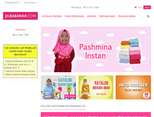 Tablet Screenshot of jilbabanak.com